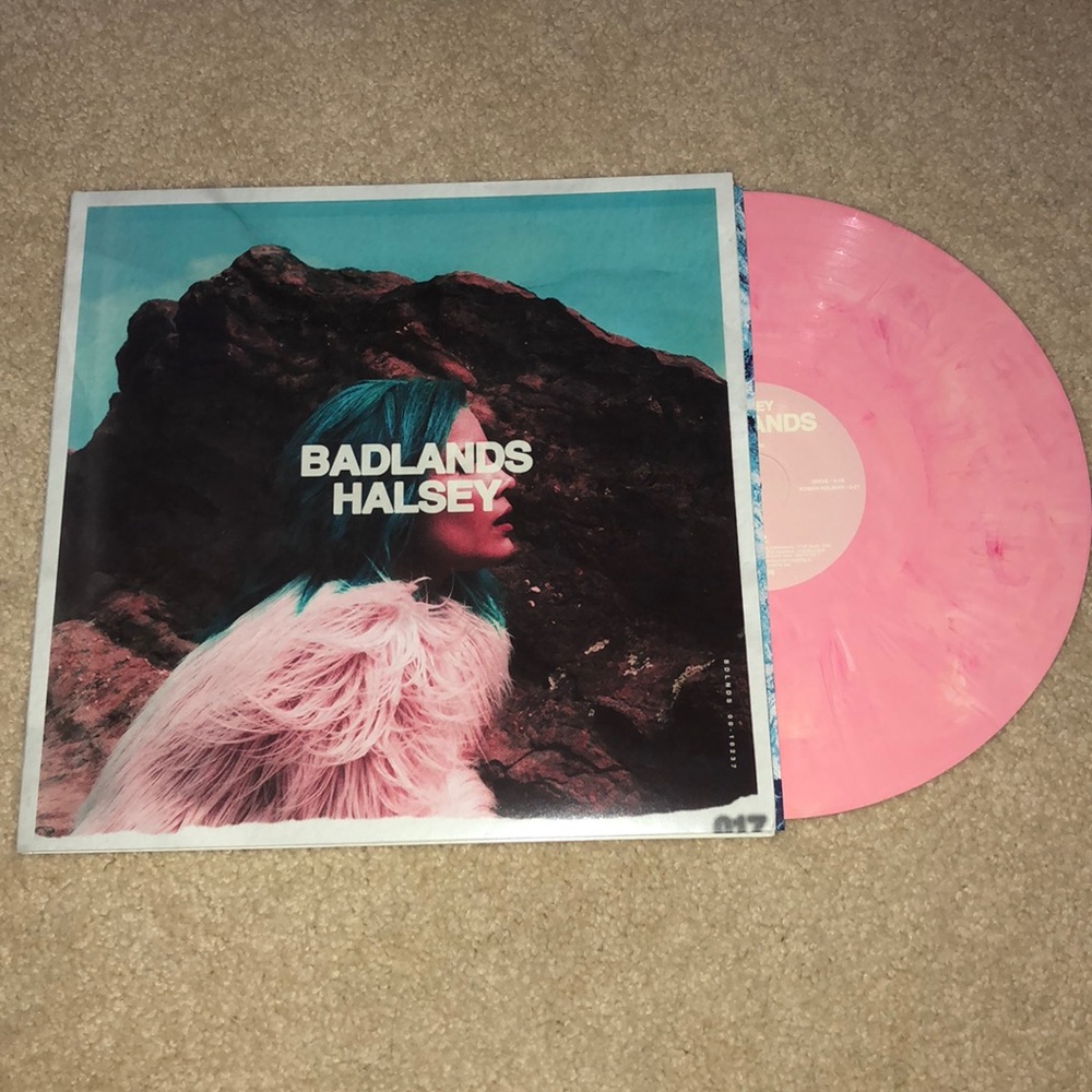 Halsey Badlands Vinyl Record (PINK MARBLE version)